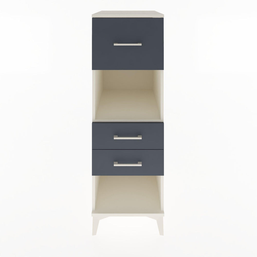Woodntry Modular Cabinet Moonstone 44x30x122 cm with Drawers and Shelves CR91-1