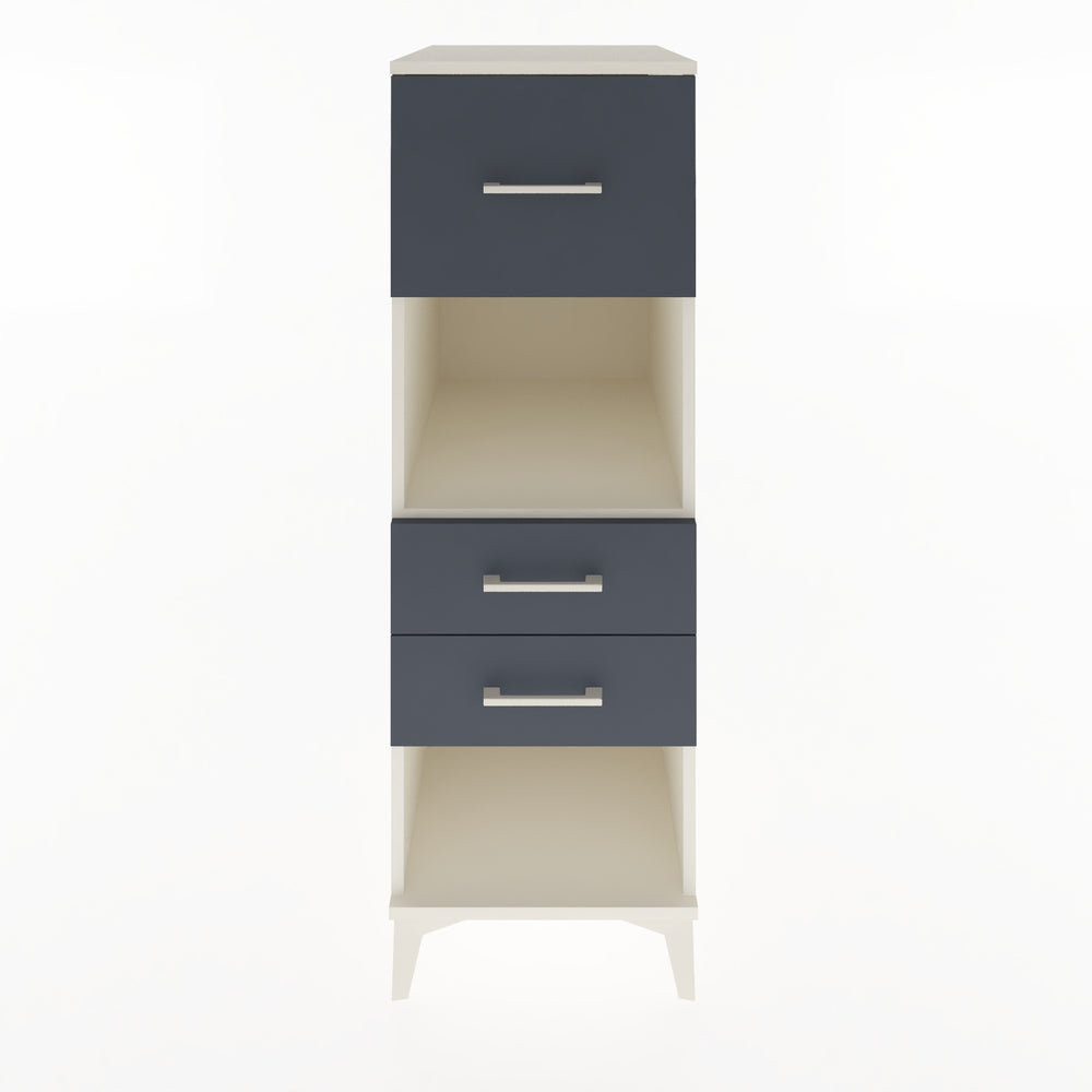 Woodntry Modular Cabinet Moonstone 44x59x122 cm with Drawers and Shelves CR91-1