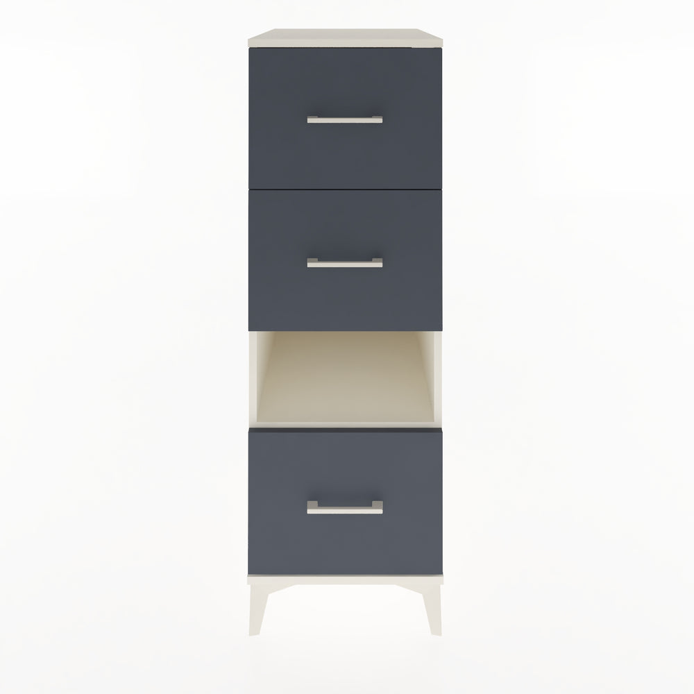 Woodntry Modüler Dolap Aytaşı 44x59x122 cm Çekmeceli ve Raflı CR41-1