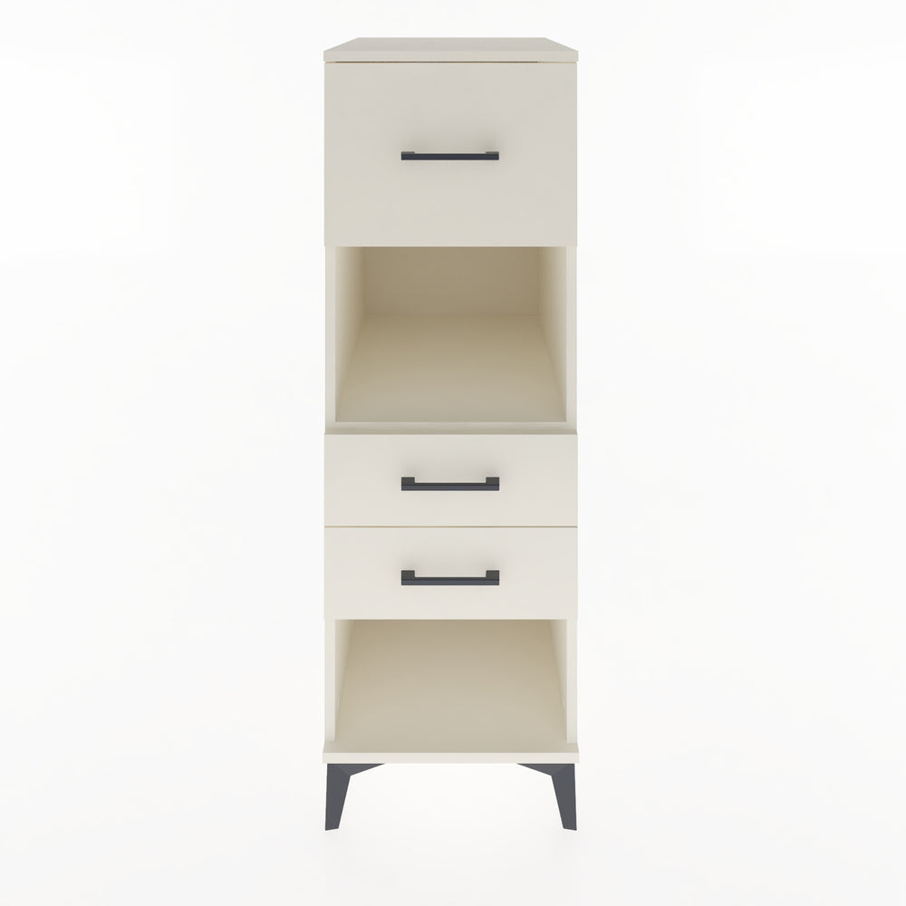 Woodntry Modular Cabinet Moonstone 44x59x122 cm with Drawers and Shelves CR91-1