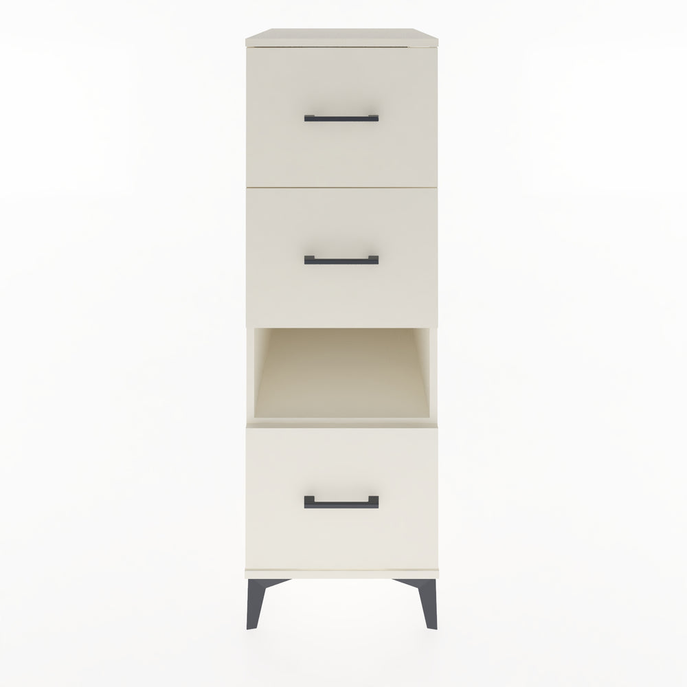 Woodntry Modüler Dolap Aytaşı 44x59x122 cm Çekmeceli ve Raflı CR41-1