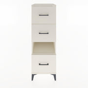 Woodntry Modular Cabinet Moonstone 44x30x122 cm with Drawers and Shelves CR41-1