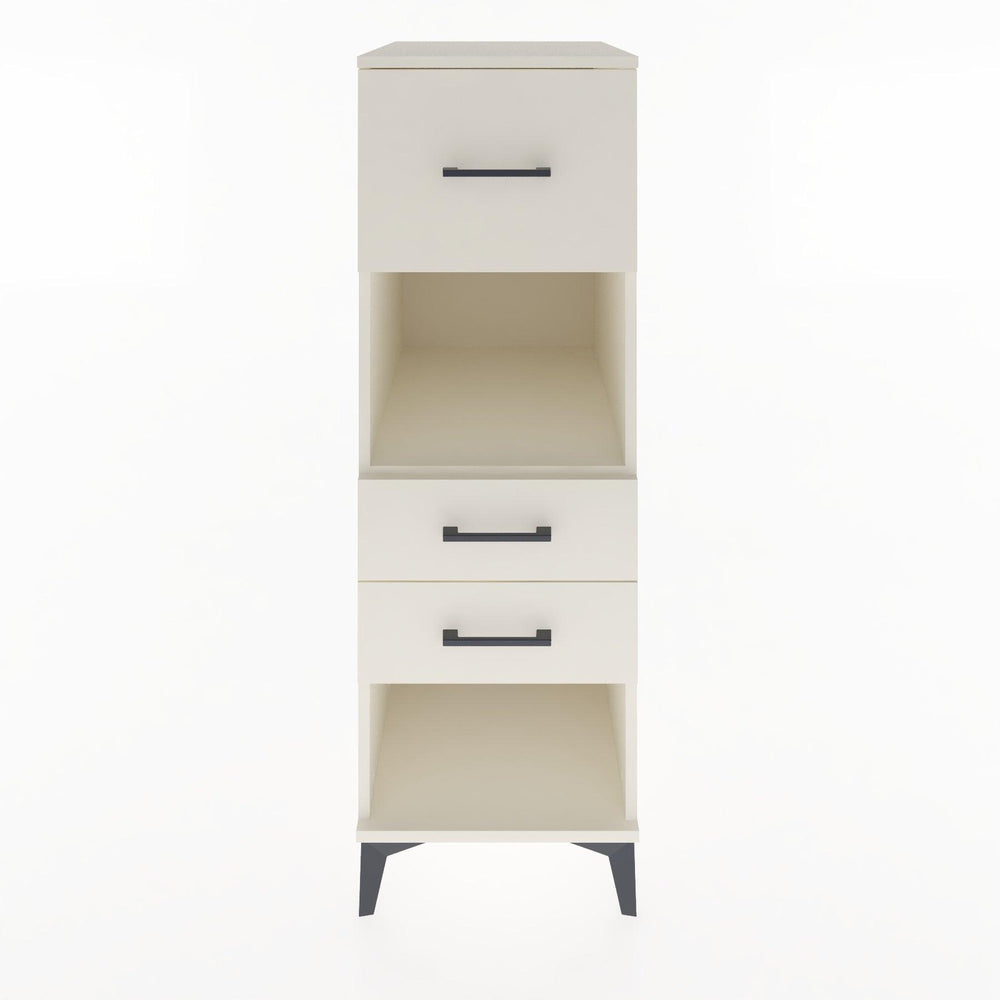 Woodntry Modular Cabinet Moonstone 44x30x122 cm with Drawers and Shelves CR91-1