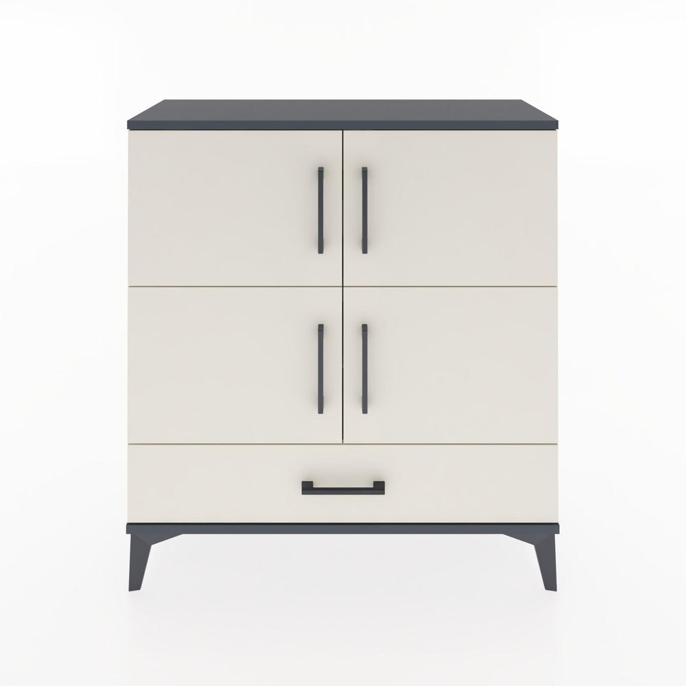 Woodntry Modular Dresser Anthracite 88x30x84 cm with Cover and Drawer KC41-2