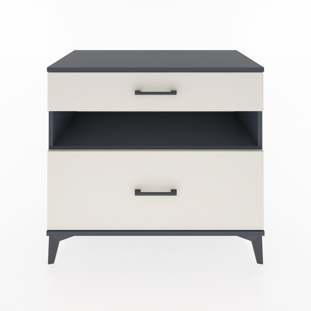 Woodntry Modular Dresser Anthracite 88x44x68 cm with Drawers and Shelves CR41-2