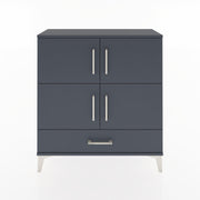 Woodntry Modular Dresser Anthracite 88x30x84 cm with Cover and Drawer KC41-2