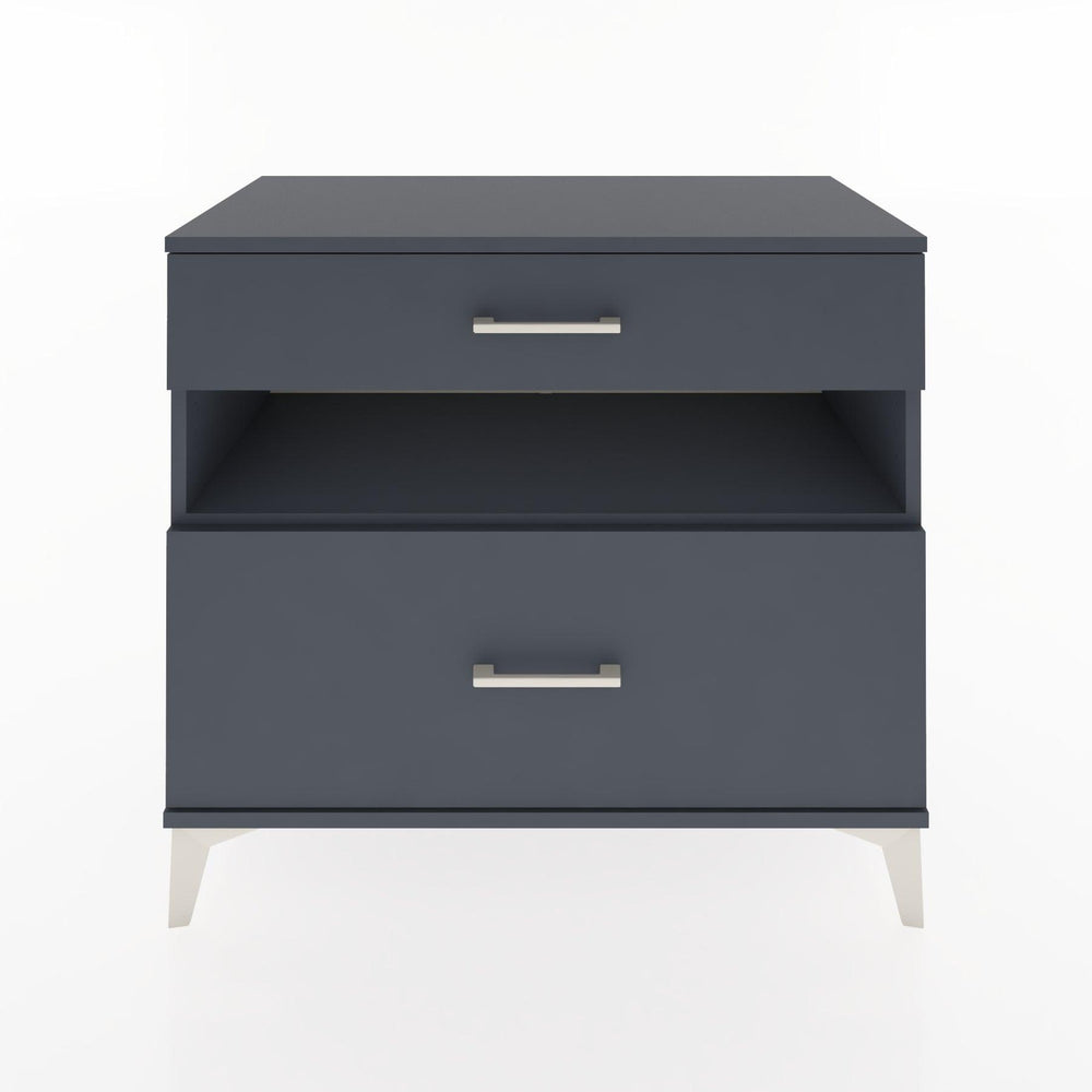 Woodntry Modular Dresser Anthracite 88x44x68 cm with Drawers and Shelves CR41-2