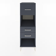 Woodntry Modular Cabinet Anthracite 44x30x122 cm with Drawers and Shelves CR91-2