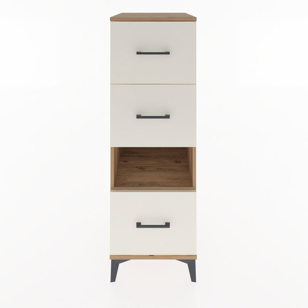 Woodntry Modular Cabinet Pine 44x30x122 cm with Drawers and Shelves CR41-3