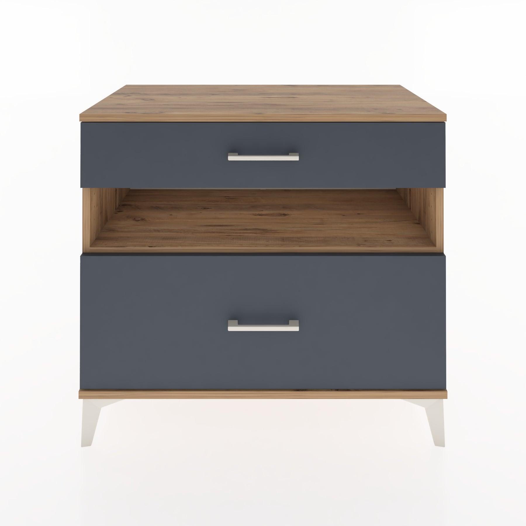 Woodntry Modüler Şifonyer Çam 88x44x68 cm Çekmeceli ve Raflı CR41-3