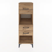 Woodntry Modüler Dolap Çam 44x30x122 cm Çekmeceli ve Raflı CR91-3