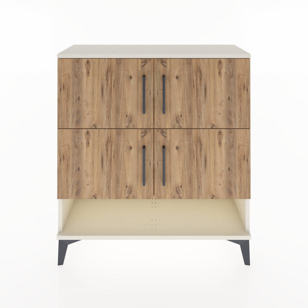 Woodntry Modular Dresser Moonstone 88x30x84 cm with Cover and Shelf KR42-1