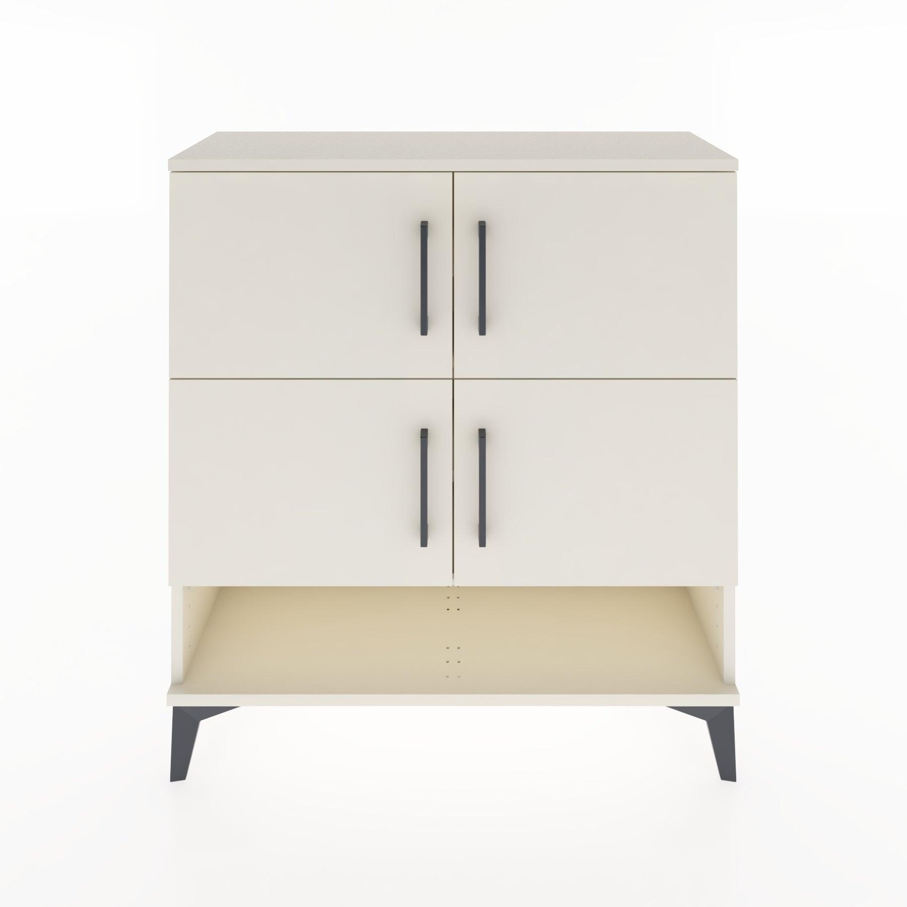 Woodntry Modular Dresser Moonstone 88x30x84 cm with Cover and Shelf KR42-1