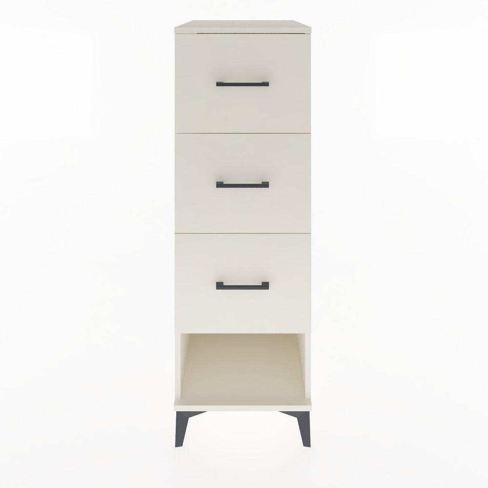 Woodntry Modüler Dolap Aytaşı 44x30x122 cm Çekmeceli ve Raflı CR42-1