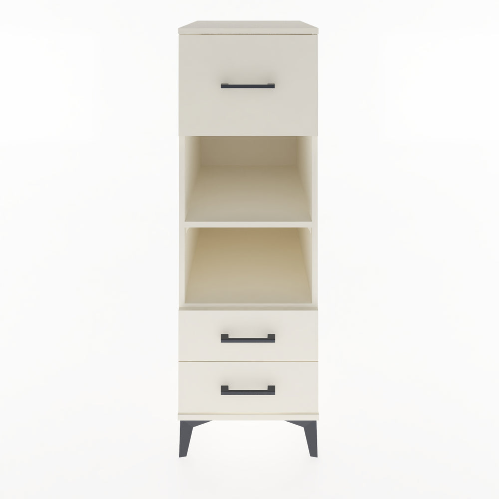 Woodntry Modular Cabinet Moonstone 44x59x122 cm with Drawers and Shelves CR92-1