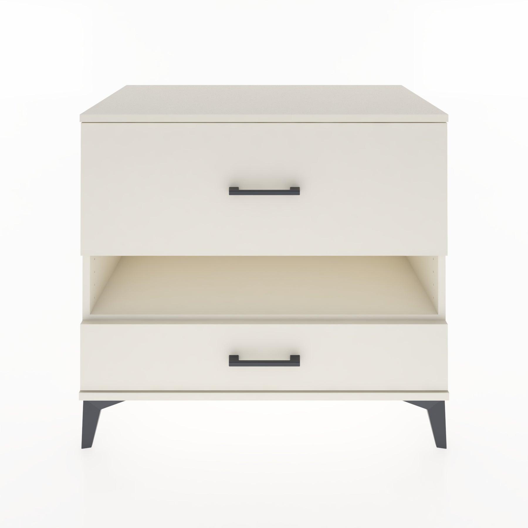 Woodntry Modüler Şifonyer Aytaşı 88x44x68 cm Çekmeceli ve Raflı CR42-1