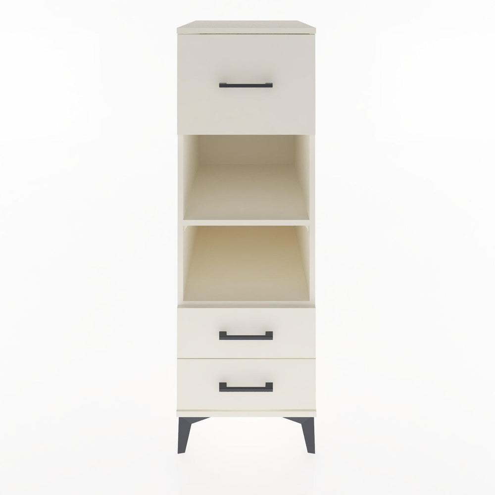 Woodntry Modular Cabinet Moonstone 44x30x122 cm with Drawers and Shelves CR92-1