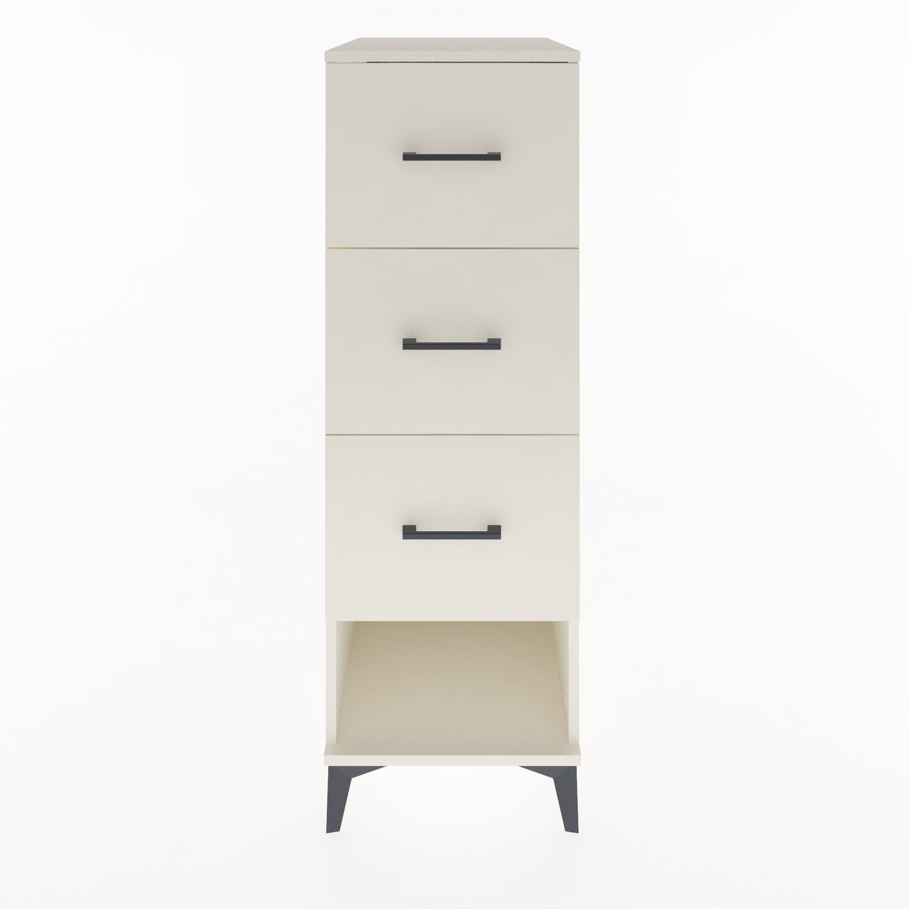 Woodntry Modular Cabinet Moonstone 44x59x122 cm with Drawers and Shelves CR42-1