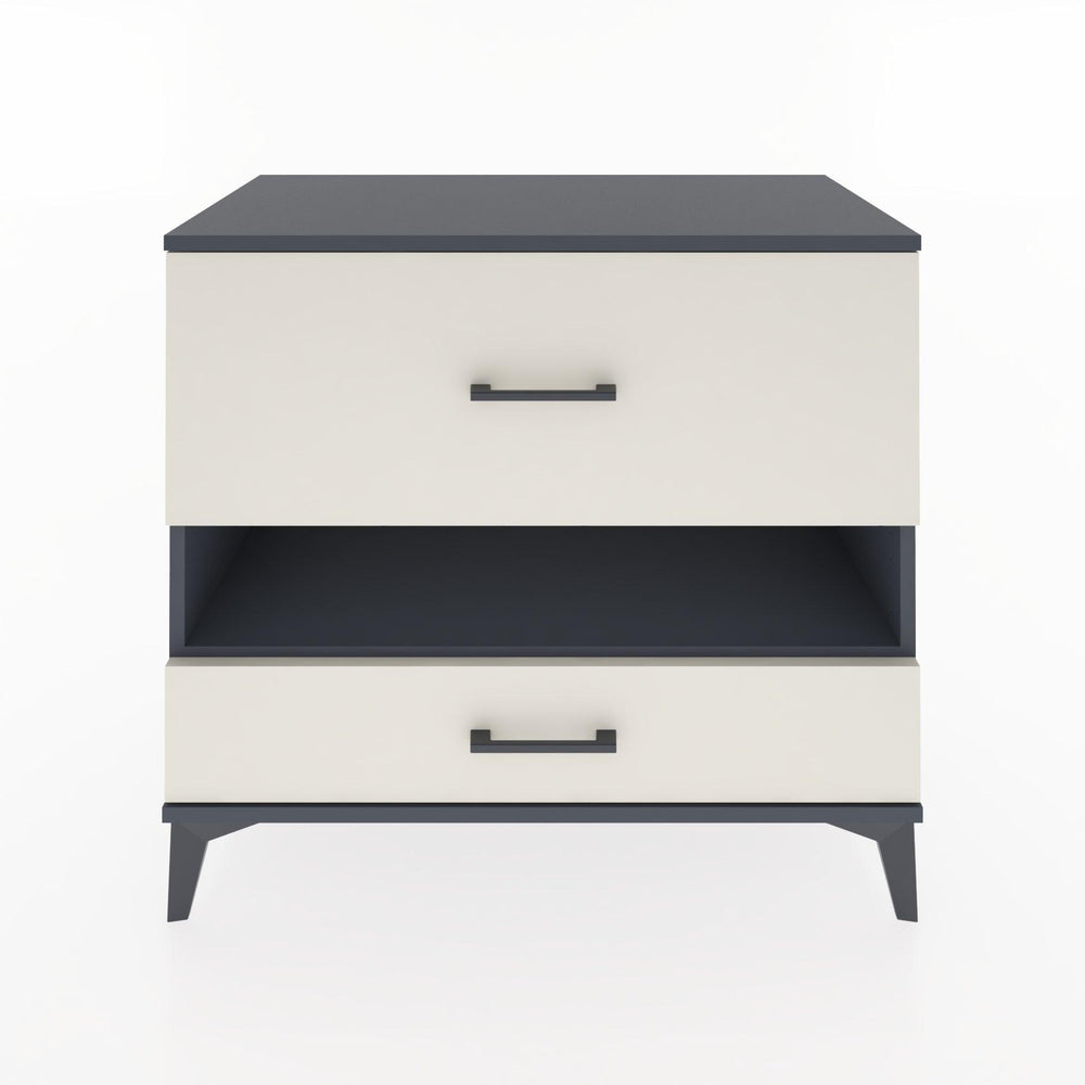 Woodntry Modular Dresser Anthracite 88x44x68 cm with Drawers and Shelves CR42-2