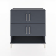 Woodntry Modular Dresser Anthracite 88x30x84 cm with Cover and Shelf KR42-2