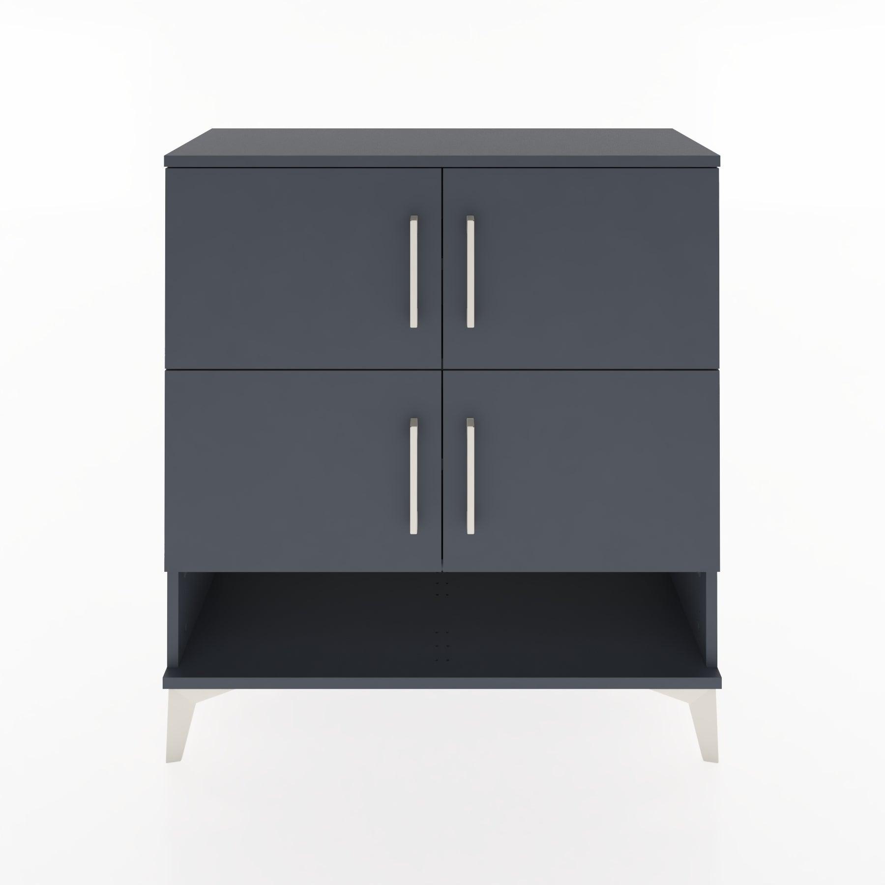 Woodntry Modular Dresser Anthracite 88x30x84 cm with Cover and Shelf KR42-2
