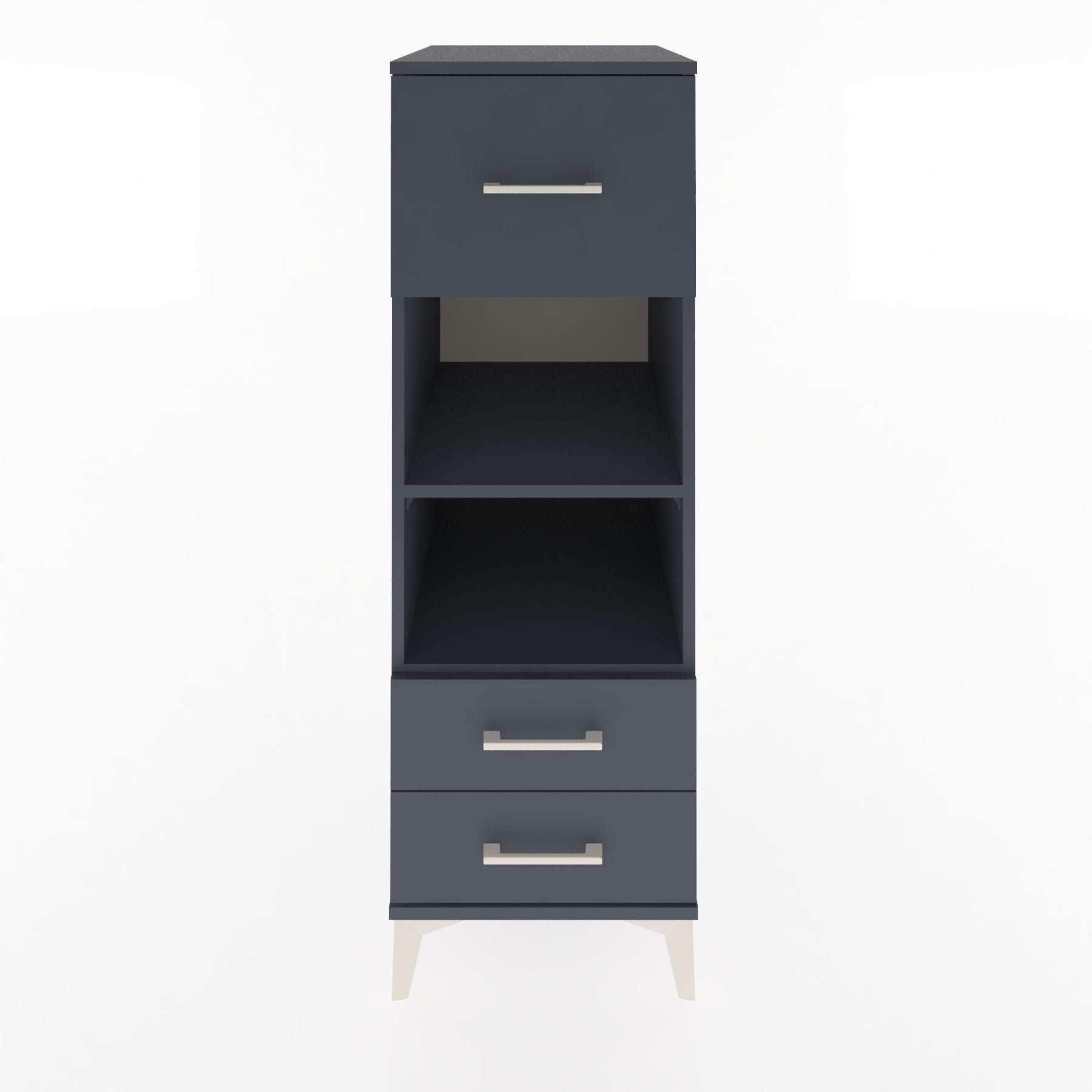Woodntry Modular Cabinet Anthracite 44x59x122 cm with Drawers and Shelves CR92-2