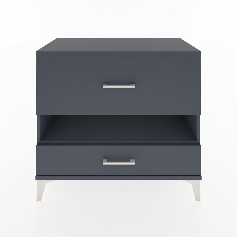 Woodntry Modular Dresser Anthracite 88x44x68 cm with Drawers and Shelves CR42-2