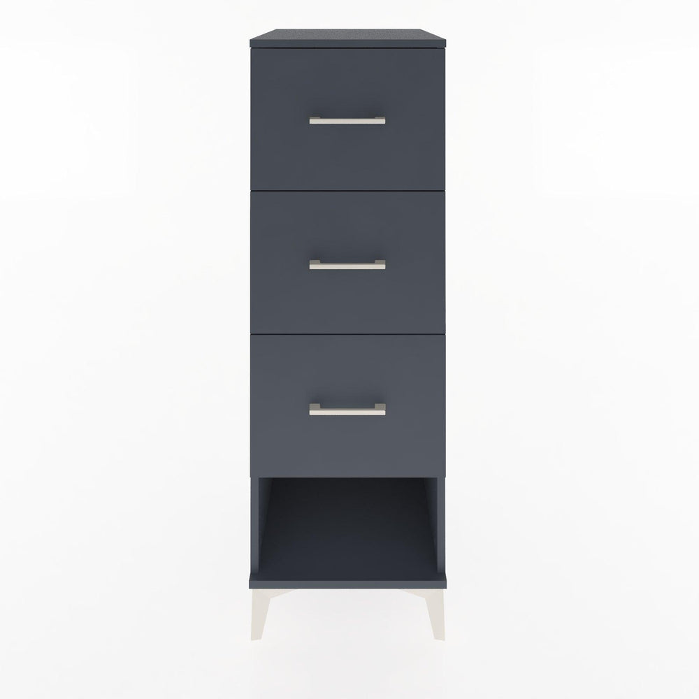 Woodntry Modular Cabinet Anthracite 44x30x122 cm with Drawers and Shelves CR42-2