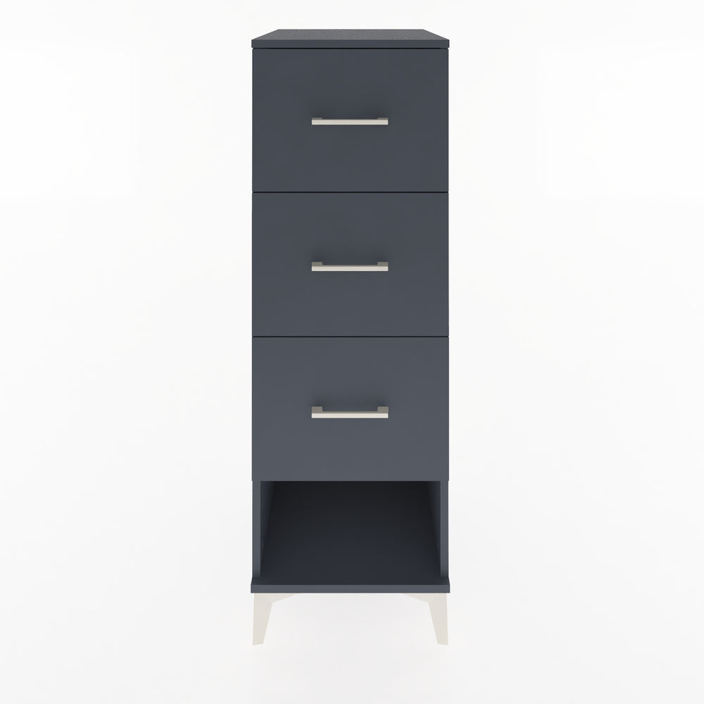 Woodntry Modular Cabinet Anthracite 44x59x122 cm with Drawers and Shelves CR42-2