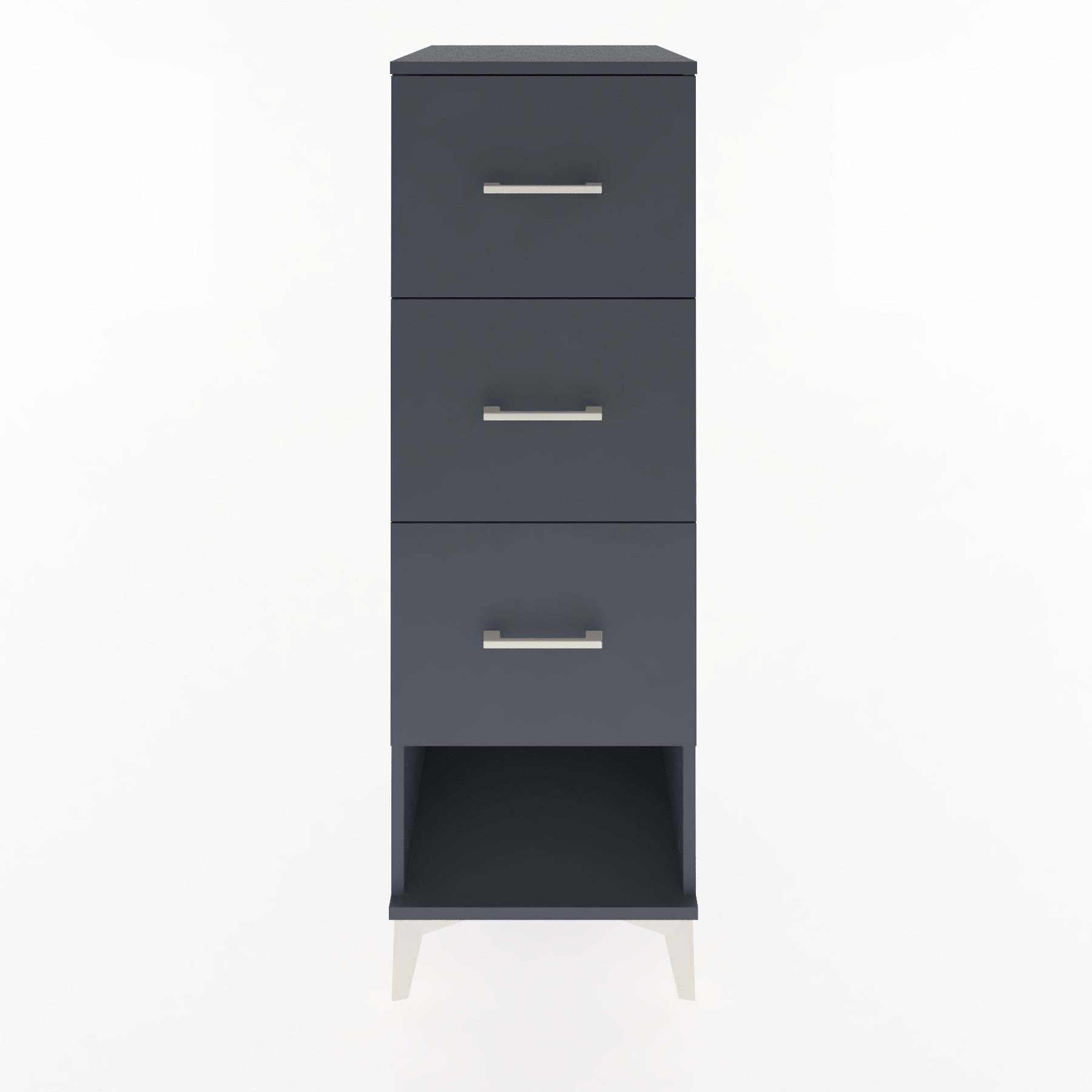 Woodntry Modular Cabinet Anthracite 44x59x122 cm with Drawers and Shelves CR42-2