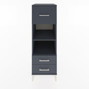 Woodntry Modular Cabinet Anthracite 44x30x122 cm with Drawers and Shelves CR92-2