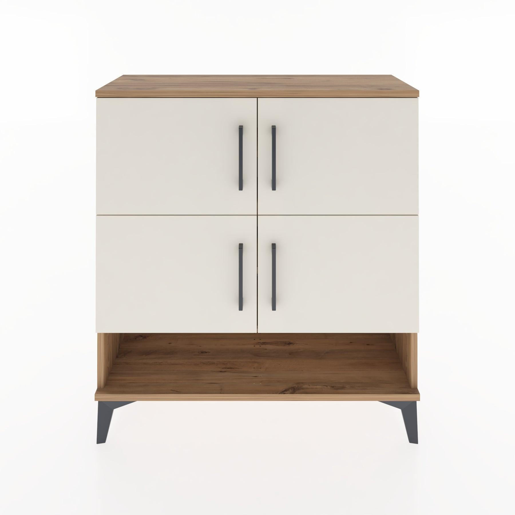 Woodntry Modular Dresser Pine 88x30x84 cm with Cover and Shelf KR42-3