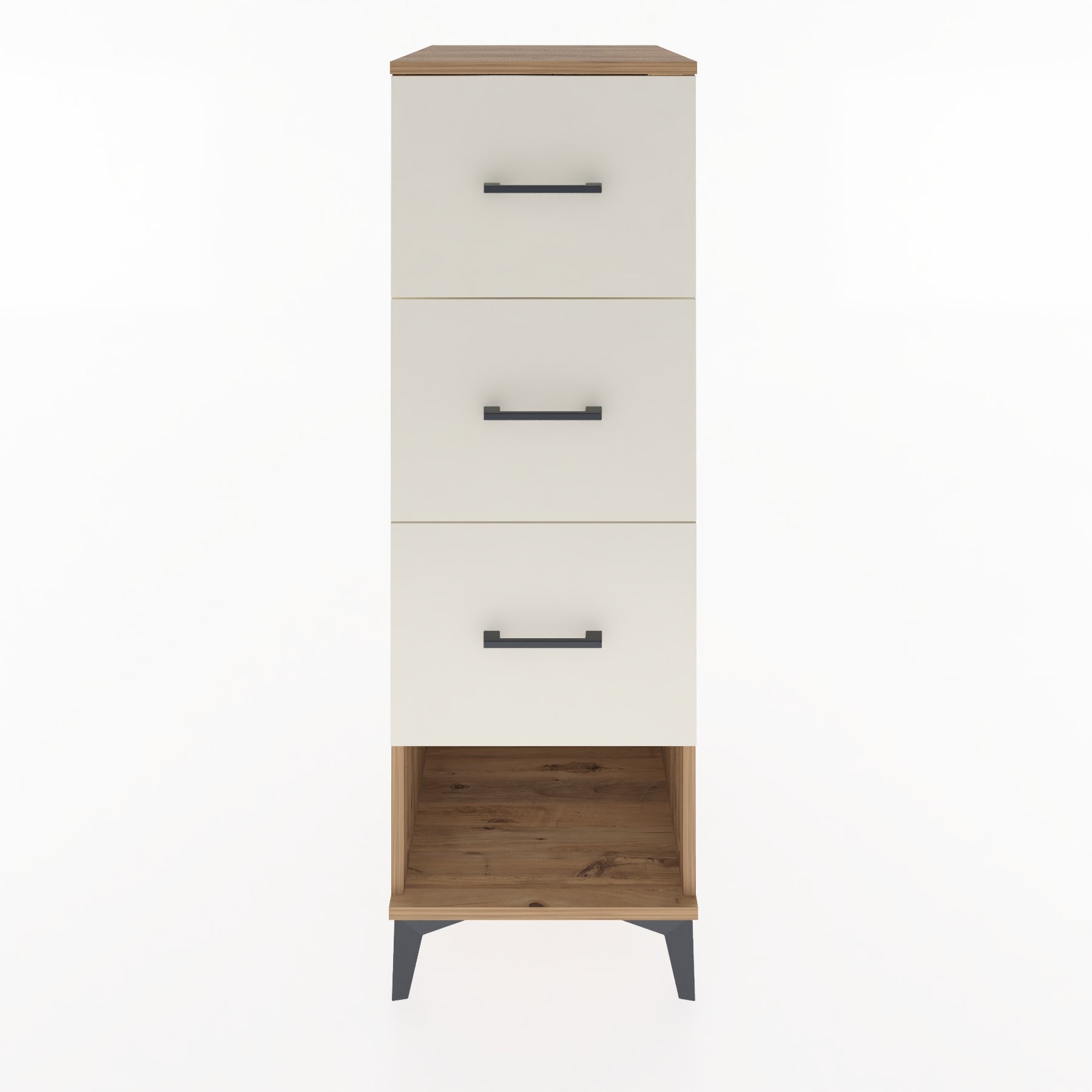 Woodntry Modular Cabinet Pine 44x59x122 cm with Drawers and Shelves CR42-3