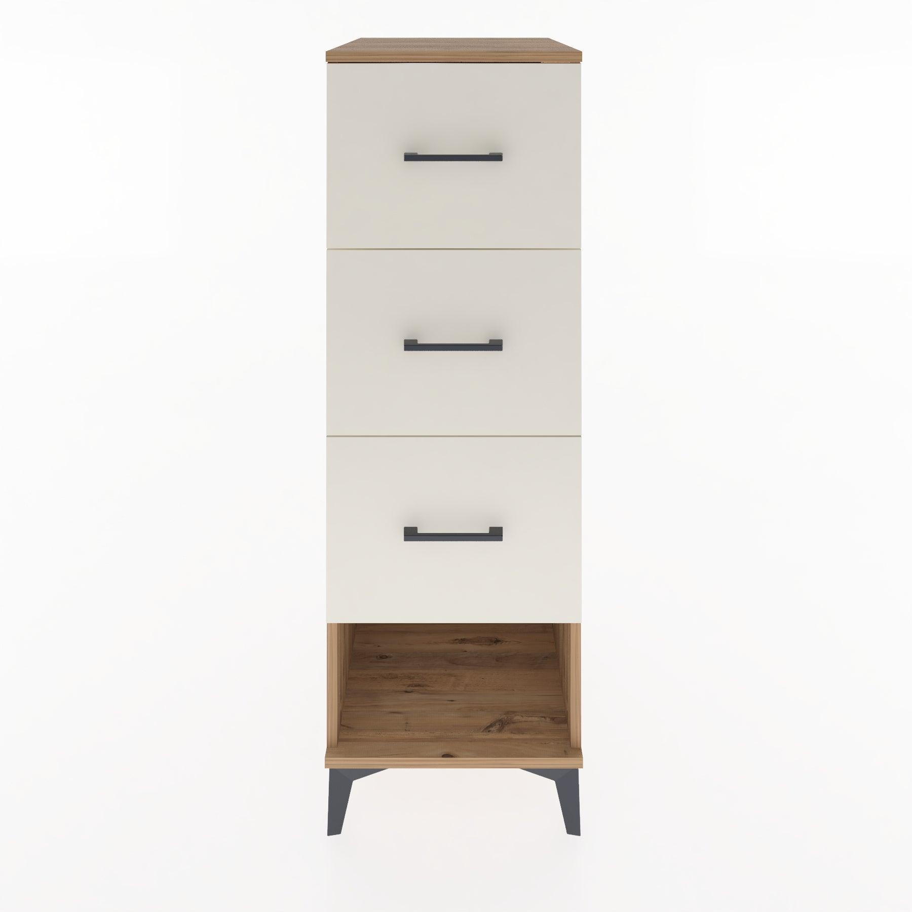 Woodntry Modular Cabinet Pine 44x30x122 cm with Drawers and Shelves CR42-3