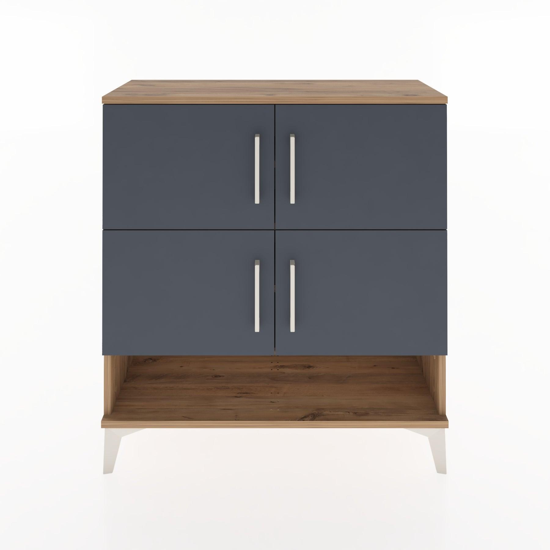 Woodntry Modular Dresser Pine 88x30x84 cm with Cover and Shelf KR42-3
