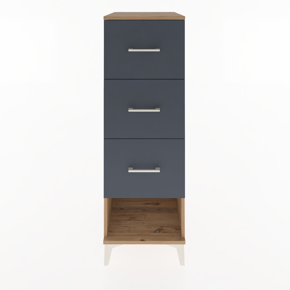 Woodntry Modular Cabinet Pine 44x59x122 cm with Drawers and Shelves CR42-3