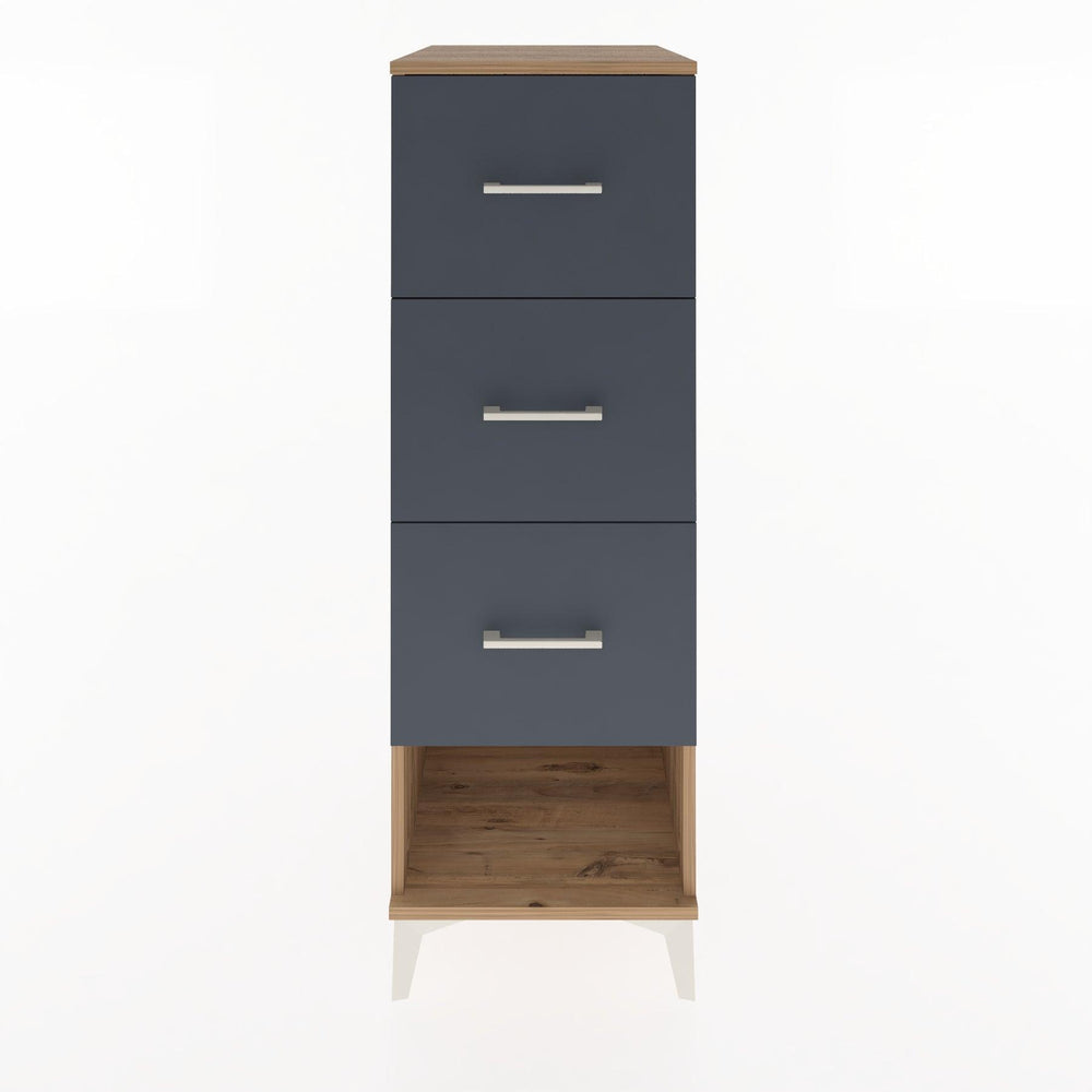 Woodntry Modular Cabinet Pine 44x30x122 cm with Drawers and Shelves CR42-3