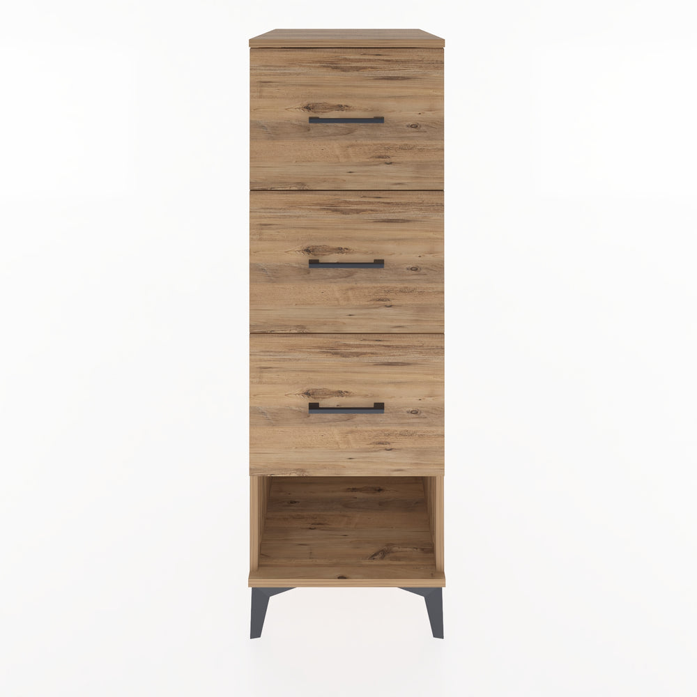 Woodntry Modular Cabinet Pine 44x59x122 cm with Drawers and Shelves CR42-3