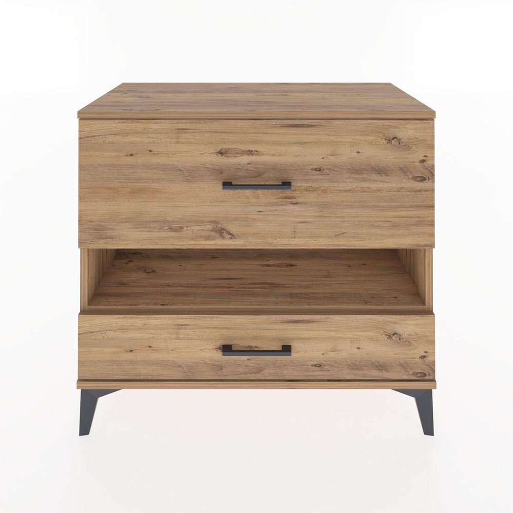 Woodntry Modular Dresser Pine 88x44x68 cm with Drawers and Shelves CR42-3