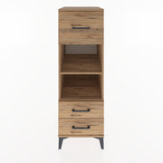Woodntry Modüler Dolap Çam 44x59x122 cm Çekmeceli ve Raflı CR92-3