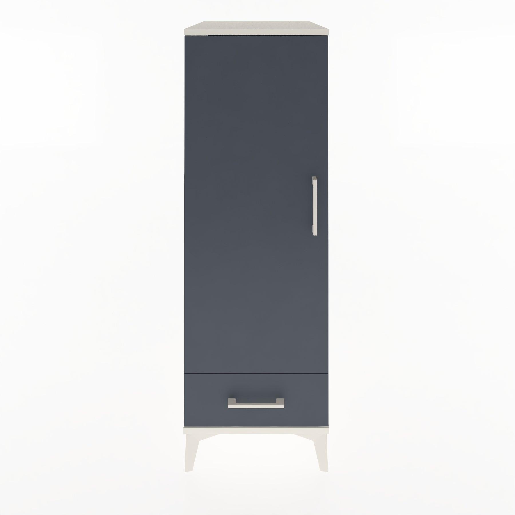 Woodntry Modular Cabinet Moonstone 44x30x122 cm with Doors and Drawers KC43-1
