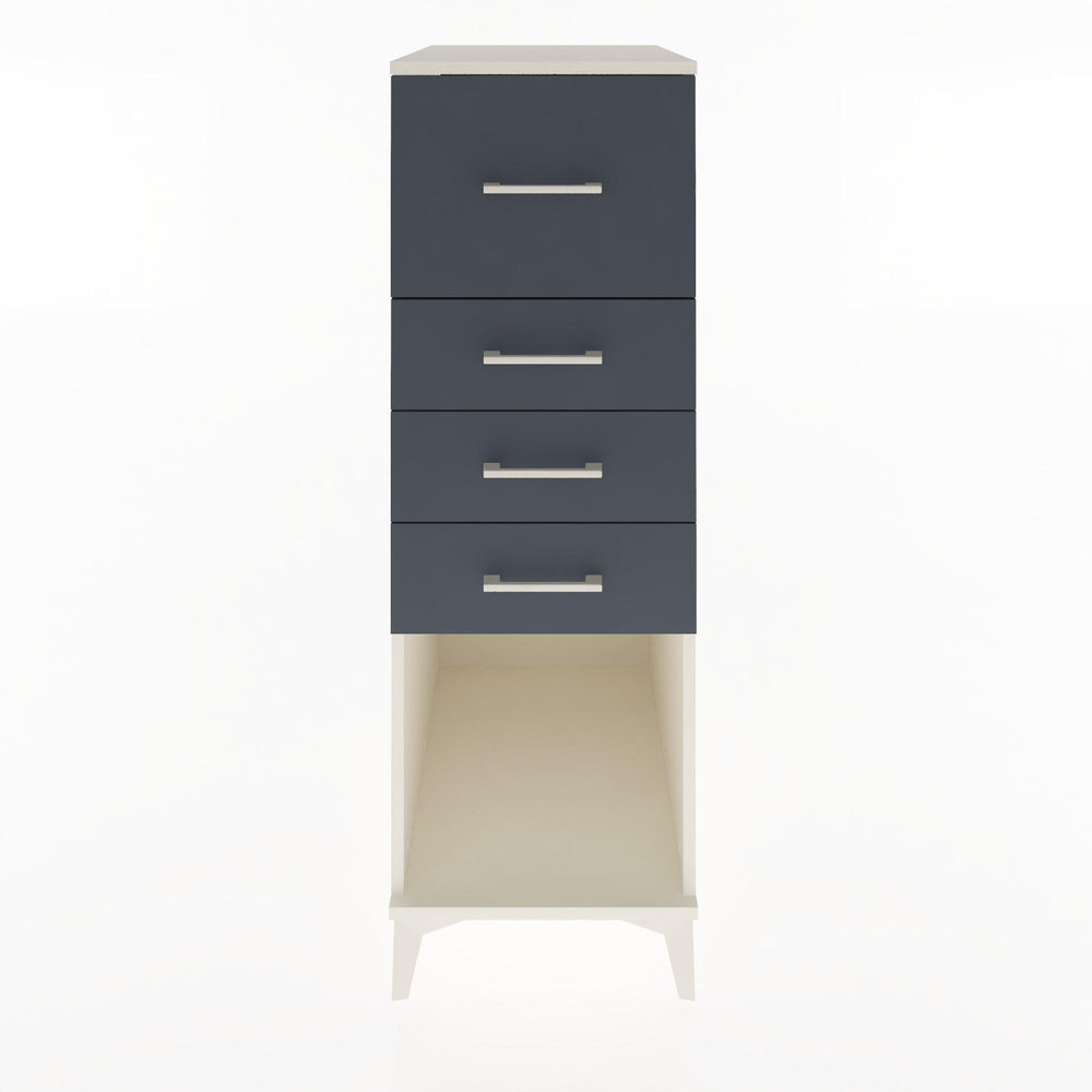 Woodntry Modular Cabinet Moonstone 44x30x122 cm with Drawers and Shelves CR93-1