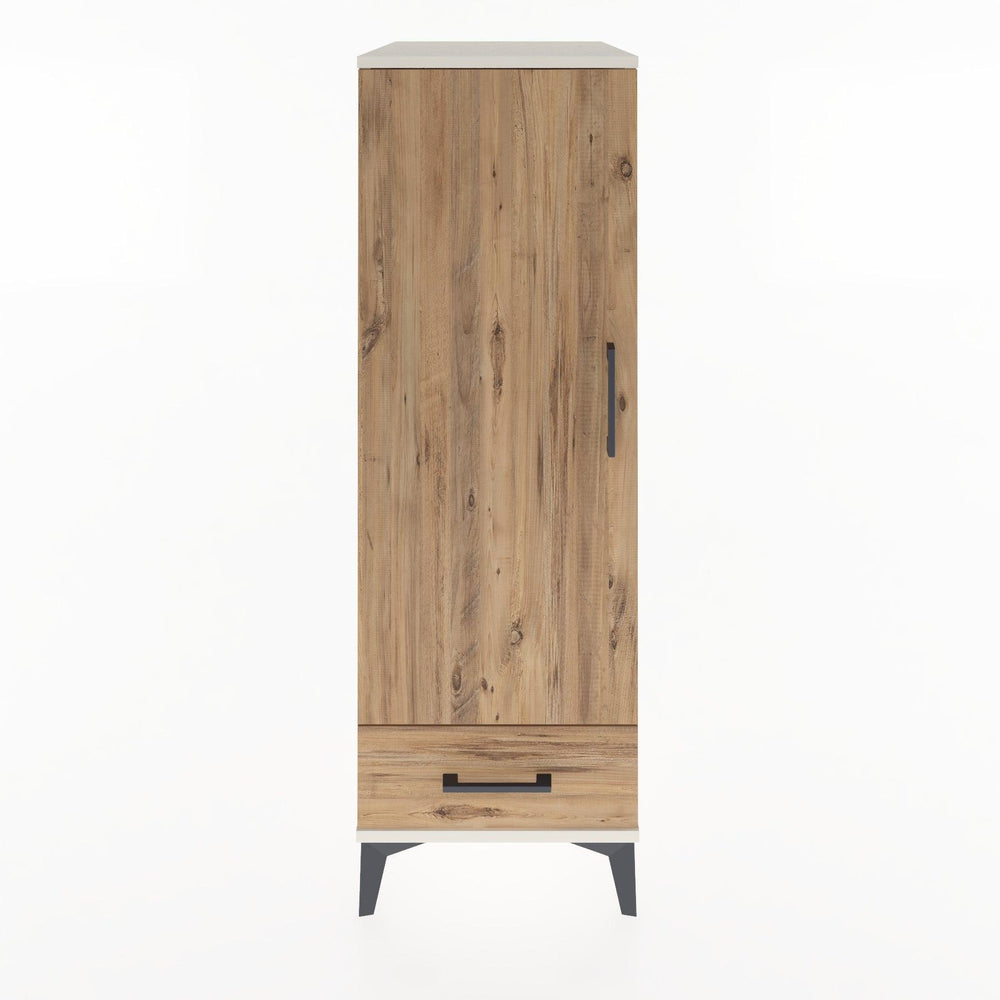 Woodntry Modular Cabinet Moonstone 44x30x122 cm with Doors and Drawers KC43-1