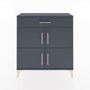 Woodntry Modular Dresser Anthracite 88x30x84 cm with Cover and Drawer KC43-2