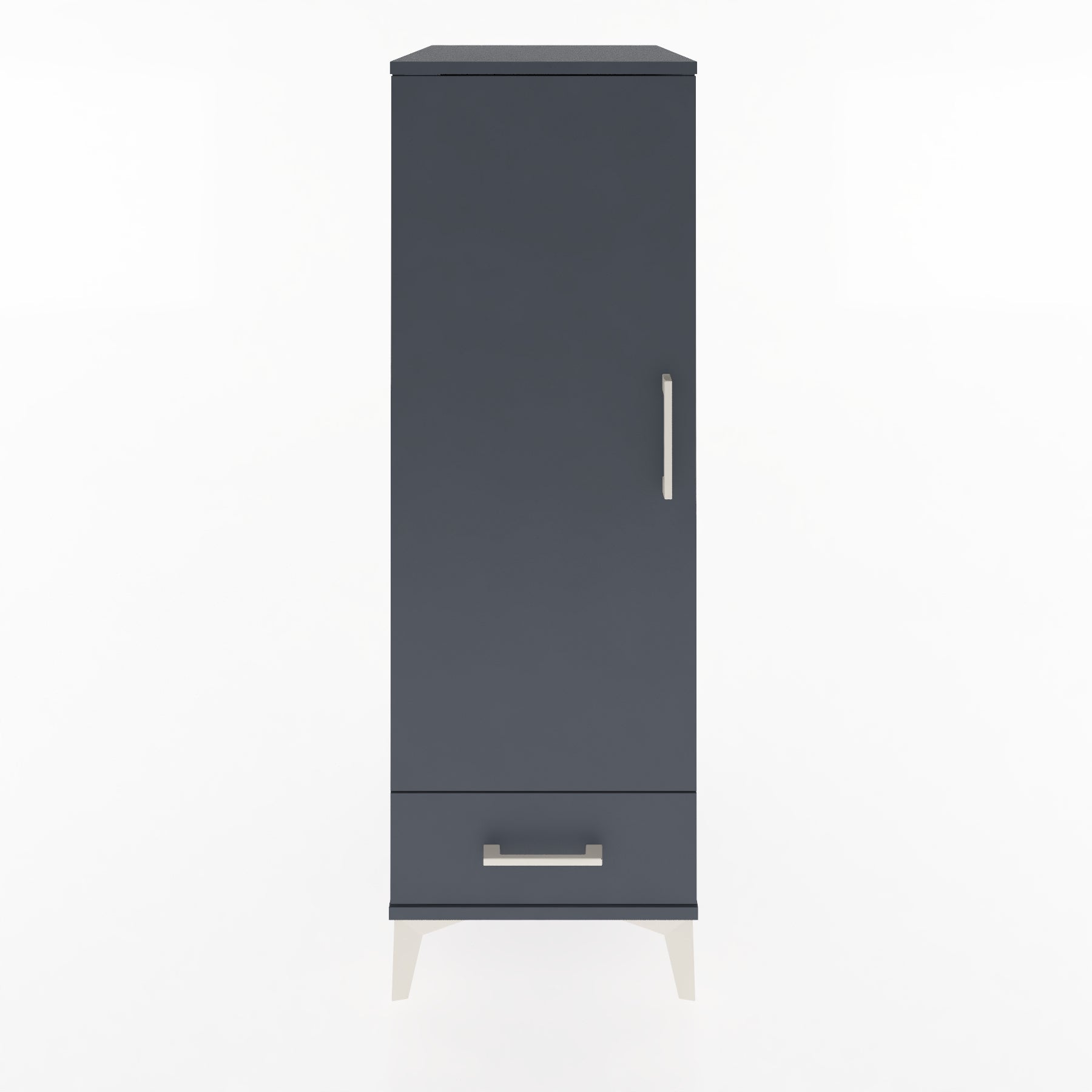 Woodntry Modular Cabinet Anthracite 44x59x122 cm with Doors and Drawers KC43-2