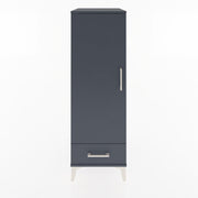 Woodntry Modular Cabinet Anthracite 44x30x122 cm with Doors and Drawers KC43-2
