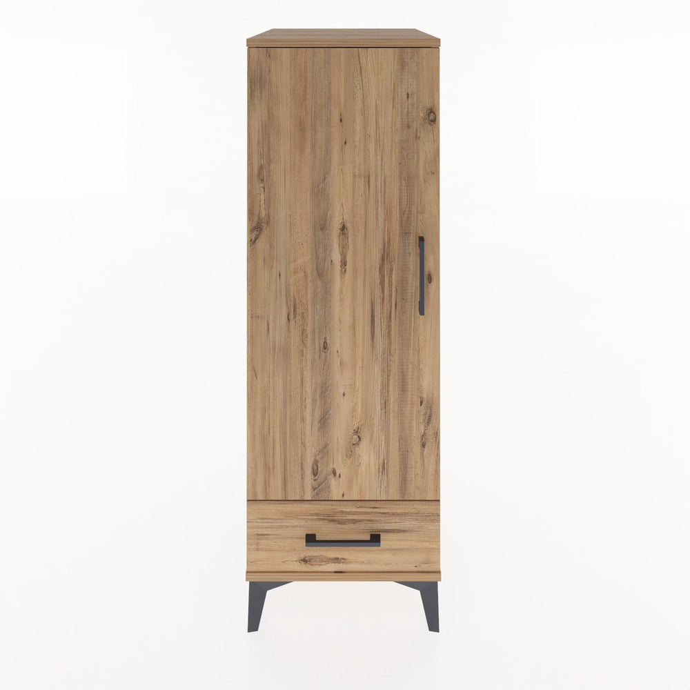Woodntry Modular Cabinet Pine 44x30x122 cm with Doors and Drawers KC43-3