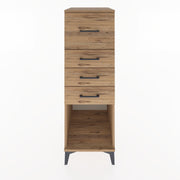 Woodntry Modüler Dolap Çam 44x30x122 cm Çekmeceli ve Raflı CR93-3