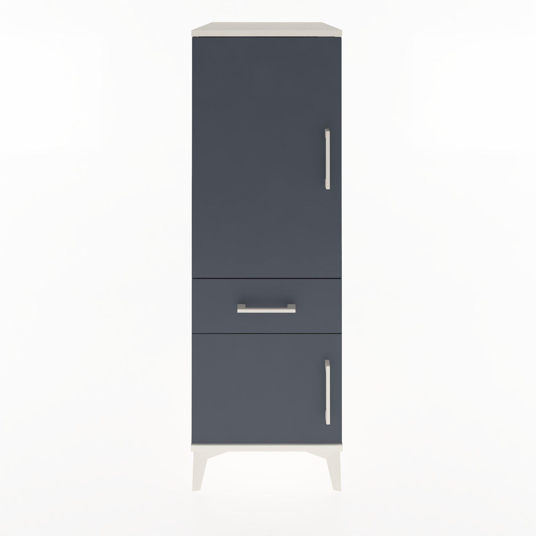 Woodntry Modular Cabinet Moonstone 44x59x122 cm with Doors and Drawers KC133-1
