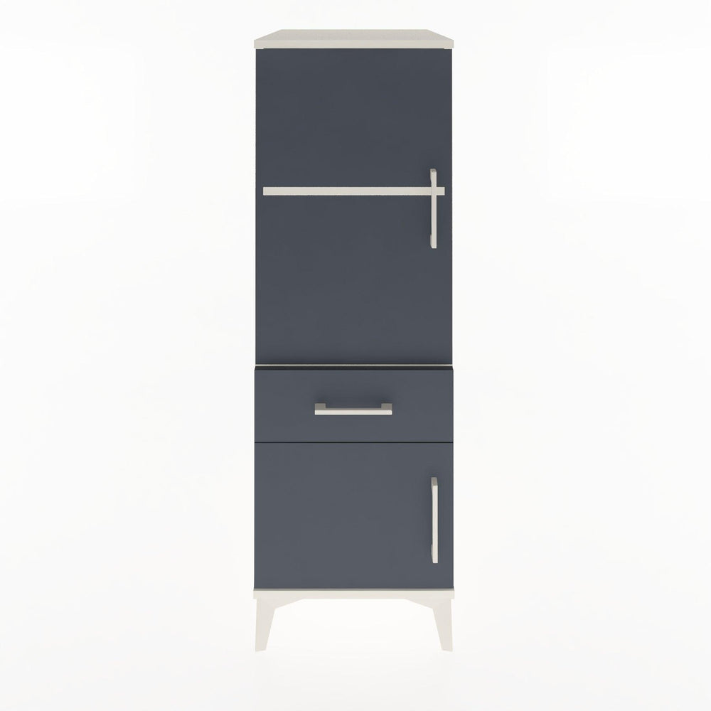Woodntry Modular Cabinet Moonstone 44x30x122 cm with Doors and Drawers KC44-1